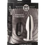 Master Series Chrome Blast 7x Rechargeable Anal Plug with Remote Control - Silver - Small