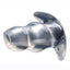 Master Series Clear View Hollow Anal Plug - Clear - Large