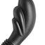 Master Series Cobra Silicone P-Spot Massager and Cock Ring - Black