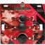 Master Series - Crimson Tied Triad Interchangeable Silicone Ball Gag - Black/Red