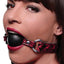 Master Series - Crimson Tied Triad Interchangeable Silicone Ball Gag
