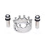 Master Series Crowned Magnetic Crown Nipple Clamps - Stainless