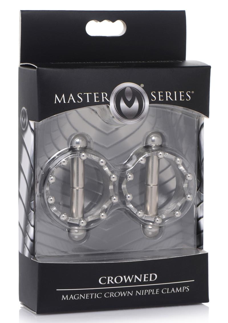 Master Series Crowned Magnetic Crown Nipple Clamps - Stainless - Steel