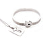 Master Series Cuffed Locking Bracelet and Key Necklace