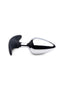 Master Series Dark Invader Metal and Silicone Anal Plug - Metal/Silver - Large
