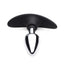 Master Series Dark Invader Metal and Silicone Anal Plug - Metal/Silver - Small