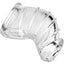 Master Series Detained Soft Body Chastity Cage - Clear