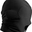 Master Series Disguise Open Mouth Hood with Padded Blindfold - Black