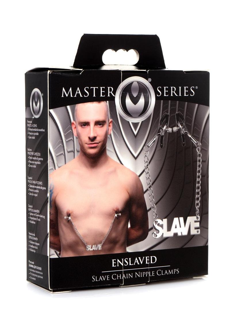 Master Series Enslaved Slave Chain Nipple Clamps