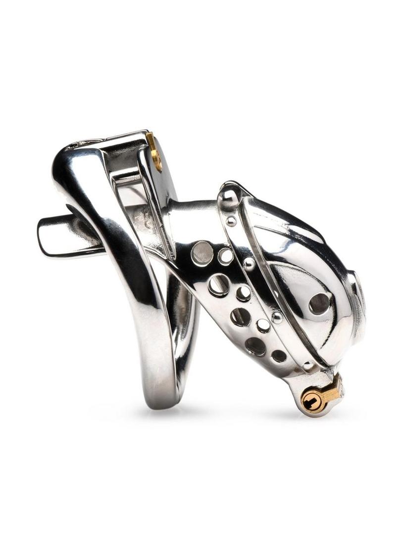 Master Series Entrapment Deluxe Locking Chastity Cage