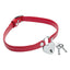 Master Series Heart Lock Choker with Keys