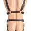 Master Series Heather's Harness Male Body Harness - Black/Red - Large/XLarge