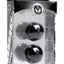 Master Series Jaded Glass Ben Wa Balls - Black/Green