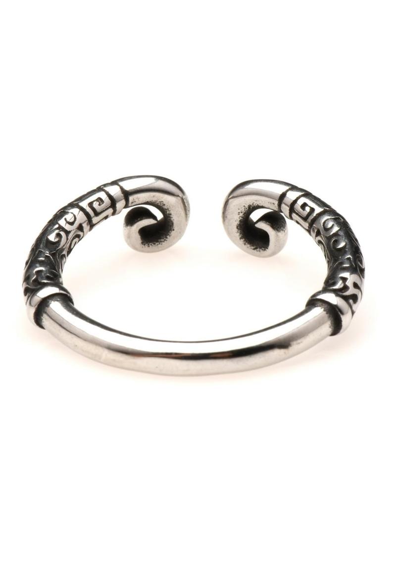 Master Series Kingpin Stainless Steel Glans Ring - Silver - 24mm