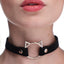 Master Series Kinky Kitty Adjustable Ring Choker Slim - Black