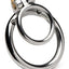 Master Series Locked Cock Stainless Steel Locking Cock and Ball Ring