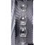 Master Series Mammoth 3 Bumps Glass 10.25in Dildo - Clear