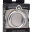 Master Series Mega Magnetize Stainless Steel Cock Ring - Silver - 1.75in