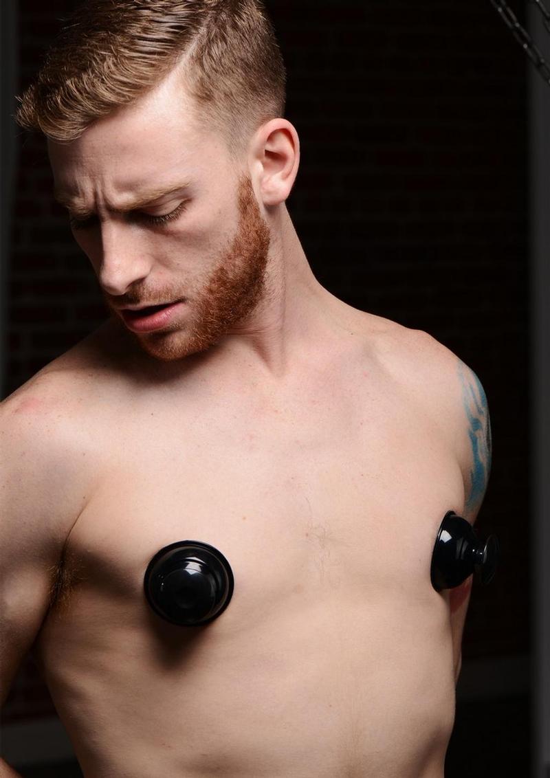 Master Series Plungers Silicone Nipple Suckers - Black