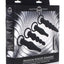 Master Series Premium Ranged Rimmers 3x Vibrating Silicone Rimming Anal Training - Black - 5 Piece/Set