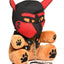 Master Series Pup Bear - Black/Brown/Red