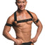 Ms Rave Chest Harness S/M Blk/Gld