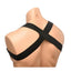 Ms Rave Chest Harness S/M Blk/Gld