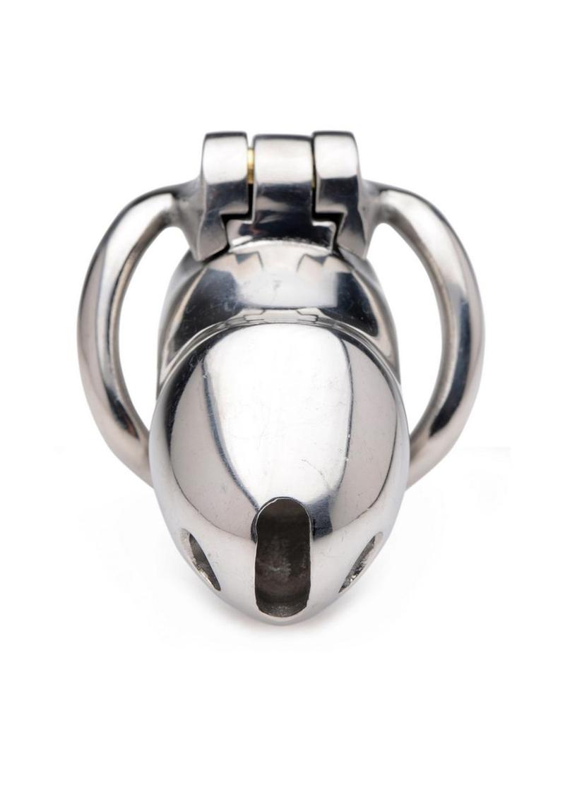 Master Series Rikers 24-7 Stainless Steel Locking Chastity Cage