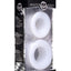 Master Series Stretch Master 2 Piece Training Silicone Ass Grommet - White - Set