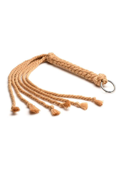 Master Series Swashbuckler Rope Flogger - Tan