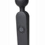 Master Series Thunder Wand 72x Rechargeable Silicone Heating Wand Massager - Black