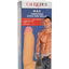 Max Vibrating Cock and Balls Dildo with Balls and Remote Control - Ivory/Vanilla - 6.75in