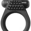 Maxx Gear Stimulation Ring Silicone Vibrating Cock Ring - Black