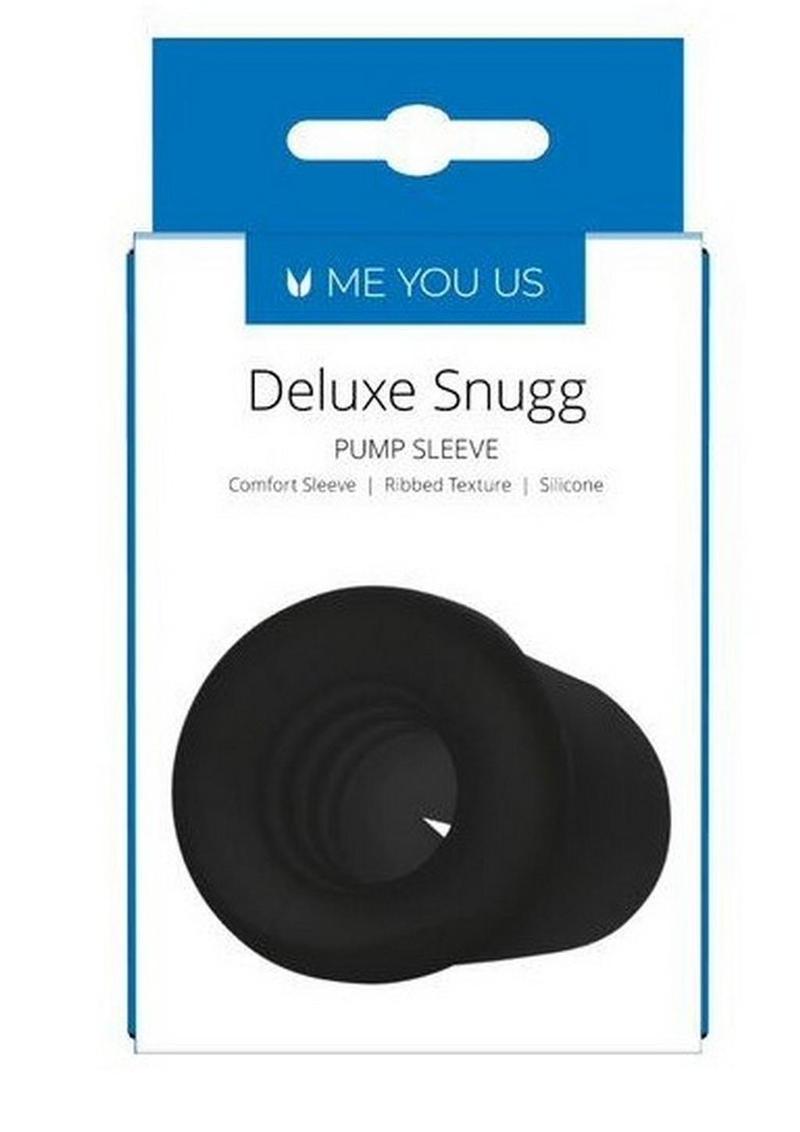 ME YOU US Deluxe Snug Silicone Pump Comfort Sleeve - Black