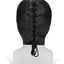 ME YOU US Full Coverage Hood Pu Leather Bondage Hood - Black