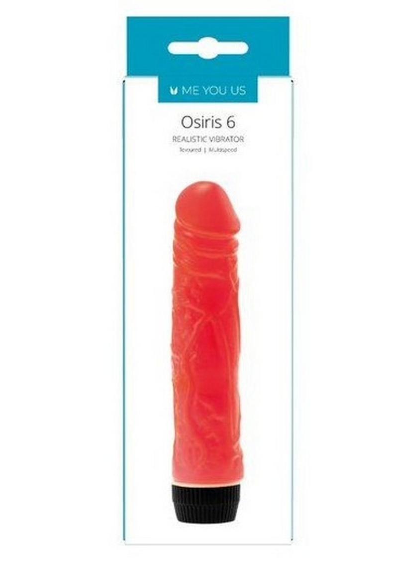 ME YOU US Osiris 6 Realistic Vibrator - Red