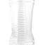 ME YOU US Ripple Dual End Stroker Masturbator - Clear