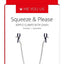 ME YOU US Squeeze and Please Adjustable Nipple Clamps with Chain - Metal/Silver
