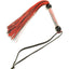 ME YOU US Tease and Please Silicone Flogger - Black/Multicolor/Red