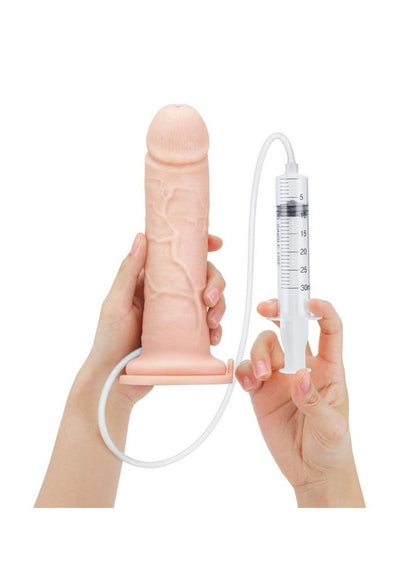 ME YOU US Ultra Cock 8 Realistic Squirting Dildo - Vanilla - 8in