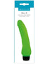 ME YOU US Zeus 8 Glow In The Dark Realistic Vibrator - Glow In The Dark/Green - 8in