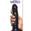 Merci Dual Density Ultraskyn Squirting Cumplay Cock with Removable Vac-U-Lock Suction Cup - Chocolate