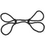 Merci Hogtied Bind and Tie 6mm Hemp Wrist Or Ankle Cuffs - Black