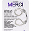 Merci Hogtied Bind and Tie 6mm Hemp Wrist Or Ankle Cuffs