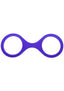 Merci Silicone Play Cuffs - Purple