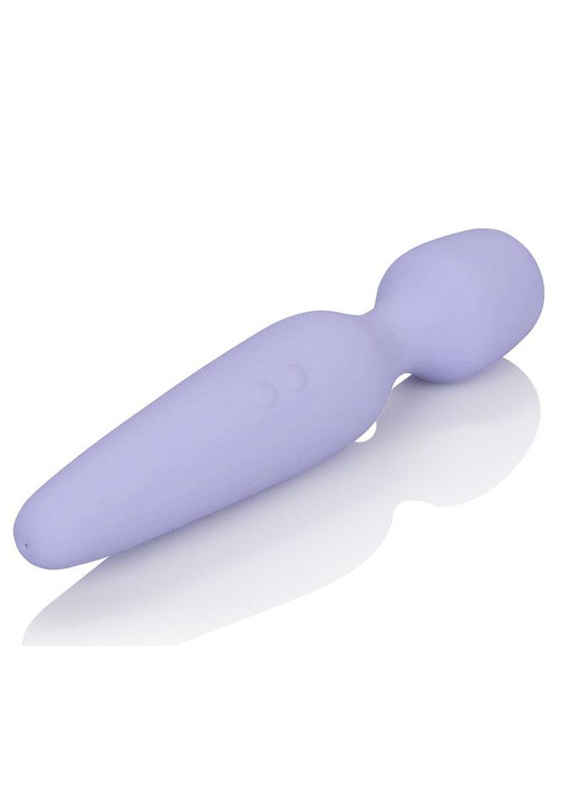 Miracle Massager USB Rechargeable Silicone Wand Waterproof - Purple - 8.5in