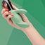 Miss Bi Silicone Vibrator with Clitoral Stimulator - Jade