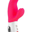 Miss Bi Silicone Vibrator with Clitoral Stimulator - Pink