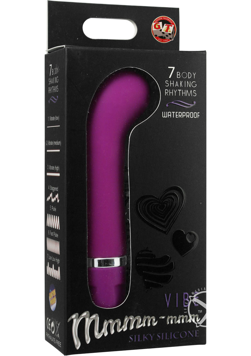 Mmmm Mmm Silicone G-Spot Vibrator - Purple