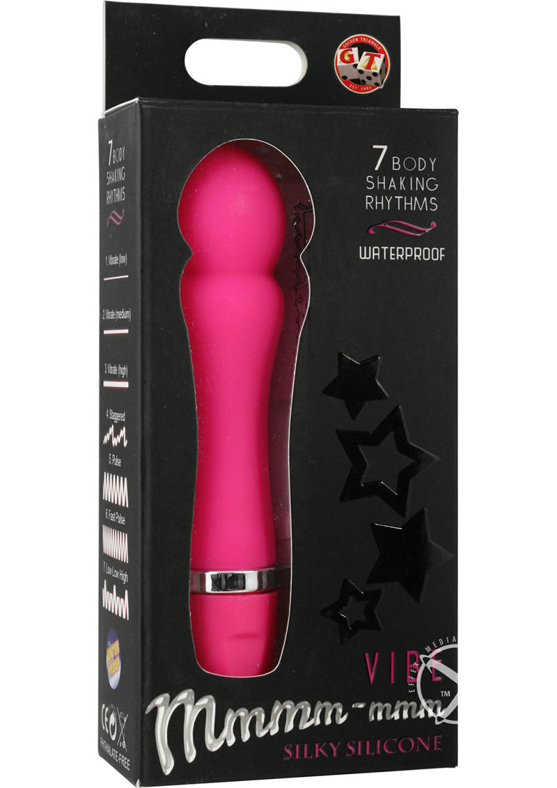 Mmmm Mmm Silicone Pop Vibrator - Pink